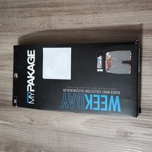 MyPakage Weekday Boxer Brief - Dark Heather Rose